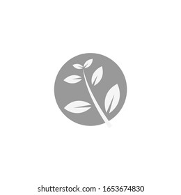 Green leaf ecology nature element vector icon, Leaf Icon, leaf ecology nature element vector