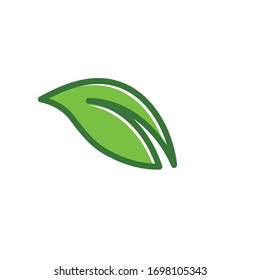 ecología de hoja verde elemento vectorial icono de ir diseño verde