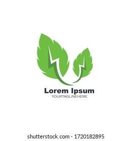 green leaf ecology nature element  vector icon of go green design