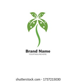 green leaf ecology nature element  vector icon of go green design