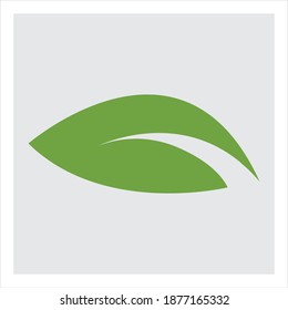 ecología de la hoja verde elemento de naturaleza vector logo