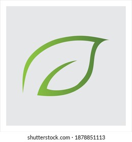 ecología de la hoja verde elemento de naturaleza vector logo