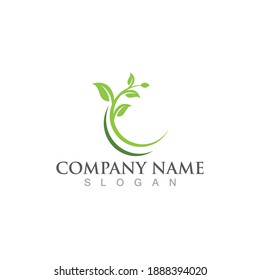 green leaf ecology nature element vector