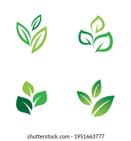 green leaf ecology nature element vector