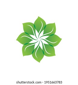 green leaf ecology nature element vector