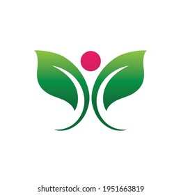 ecología de la hoja verde elemento de naturaleza vector