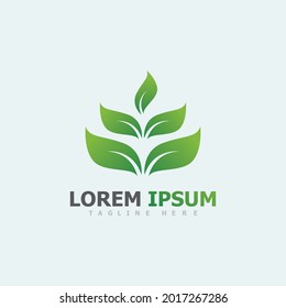  green leaf ecology nature element vector