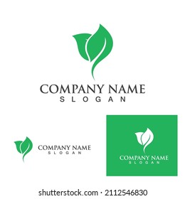 green leaf ecology nature element vector icon
,