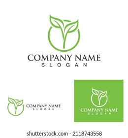 green leaf ecology nature element vector icon
,