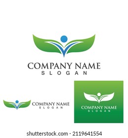 green leaf ecology nature element vector icon
,