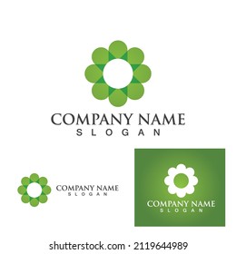 green leaf ecology nature element vector icon
,
