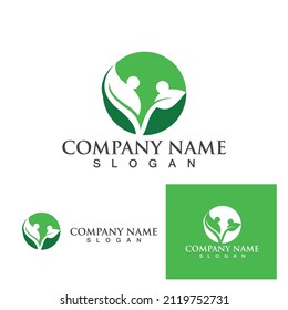 green leaf ecology nature element vector icon
,