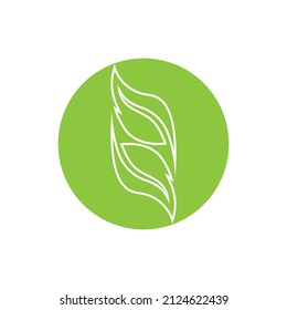 green leaf ecology nature element vector