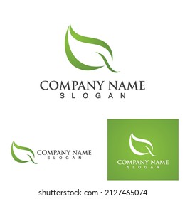 green leaf ecology nature element vector icon
,