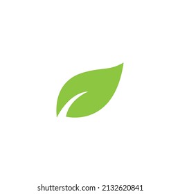 green leaf ecology nature element  environmental logo on withe background
