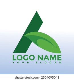Green leaf ecology nature element vector icon, Leaf Icon, green leaf ecology nature element vector.Leaf Ornament.