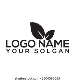 Green leaf ecology nature element vector icon, Leaf Icon, green leaf ecology nature element vector.Leaf Ornament.