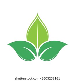 Green leaf ecology nature element vector icon, Leaf Icon, green leaf ecology nature element vector