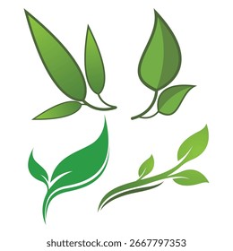 Verde folha ecologia elemento natureza vetor ícone, Ícone Folha, verde folha ecologia elemento natureza vetor