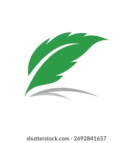 Icono de Vector de elemento de naturaleza de ecología de hoja verde, Icono de hoja, Vector de elemento de naturaleza de ecología de hoja verde