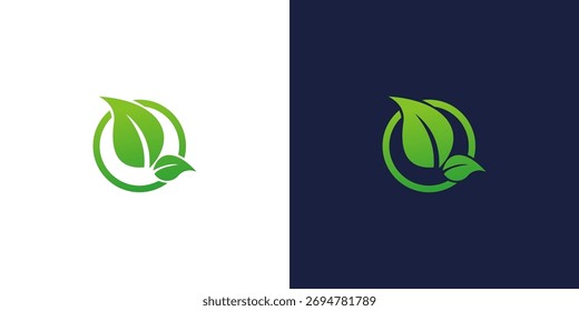 Icono de Vector de elemento de naturaleza de ecología de hoja verde, Icono de hoja, Vector de elemento de naturaleza de ecología de hoja verde	