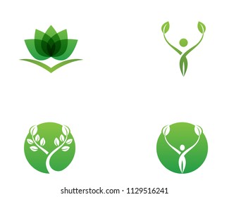 green leaf ecology nature vector icon
