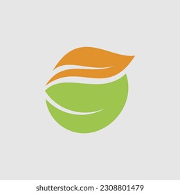 icono del vector de la naturaleza de la ecología de la hoja verde