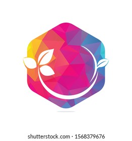  green leaf element vector icon. nature  green leaves vector symbol
