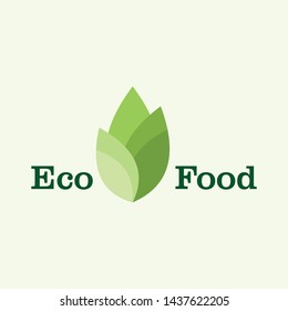 Green leaf emblem. Elegant, classic vector. Great for logo or any desired idea.