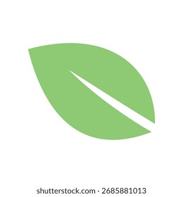 Hoja verde Medio ambiente Ecología Vector Plantilla