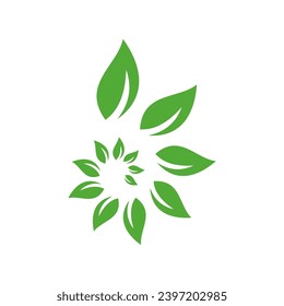 green leaf environment organic logo
