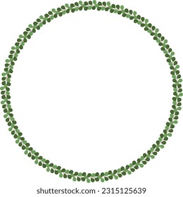 fondo de marco de hoja verde. logotipo de la hoja