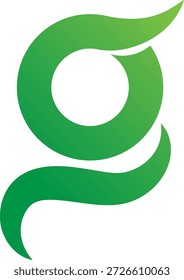 Green Leaf G Logo Design. G-Logo-Design
