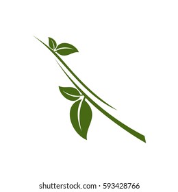 Green Leaf Growth Logo Template Illustration Design. Vector EPS 10.