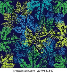 Green leaf grunge abstract background pattern texture
