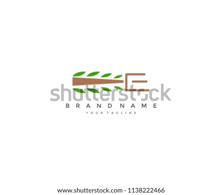 green leaf healthy fork logo