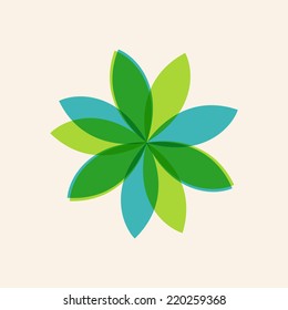 Green leaf icon