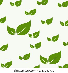  icono de hoja verde, Diseño de la planta bio.