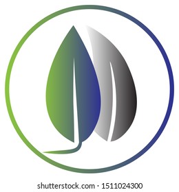 green leaf icon design concept - Vector