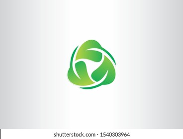 Green leaf icon, Element for eco and bio, logotype, sign concept.