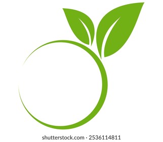 Ícone de folha verde em estilo plano, sobre fundo branco. ícone de folha definido. ícone natureza, ilustração de vetor folha.
