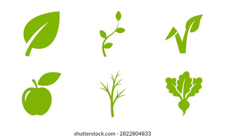 green, leaf, icon, icons, set, vegetable, apple, fruit, carrot, broccoli, plant, leafy, greenleaf, isolated, simple, food, nature, healthy, vector, graphic, illustration, cartoon, organic, fresh, greenery, sprout, herb, vegetarian, diet, plantbased, leaficon, vegetableicon, whitebackground, transparent, cutout, minimalist, design, symbol, healthyfood, eco, environment, natural, clean, modern