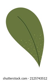 green leaf icon on white background