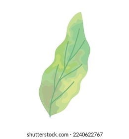 green leaf icon on white background