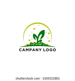 Green Leaf icon set design Elements. Hijau daun