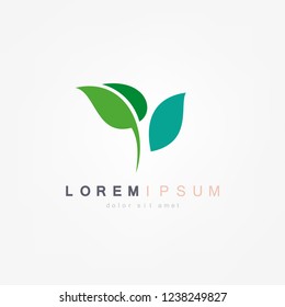 Icono de hoja verde Ilustraciones vectoriales