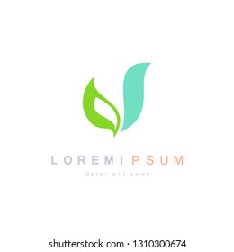 Green Leaf Icon Vector Illustrations