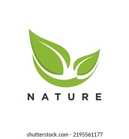 Green Leaf Icon Vector Illustrations
