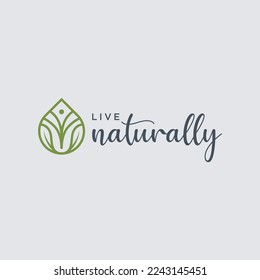 Green Leaf Icon Vector Illustrations