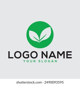  green leaf icons. Leaves of trees and plants. Leaves icon. Collection green leaf. Elements design for natural, eco, bio, vegan labels. Vector illustration.
